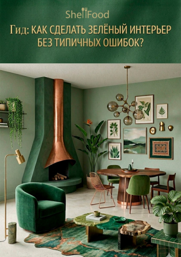 Как сделать зеленый интерьер без типичных ошибок?
