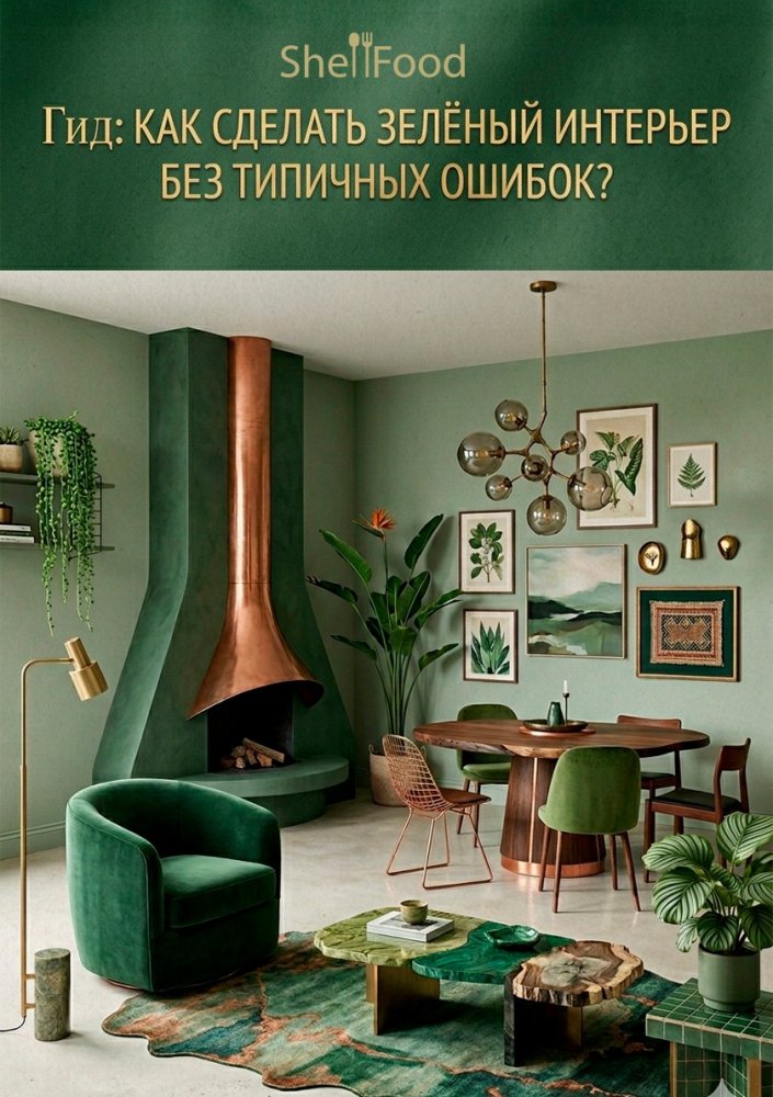 Как сделать зеленый интерьер без типичных ошибок?