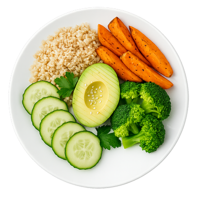 Натуральный рацион: овощи, злаки, польза